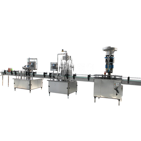1 Liter Glass Bottle Pagpuno Capping And Labeling Machine