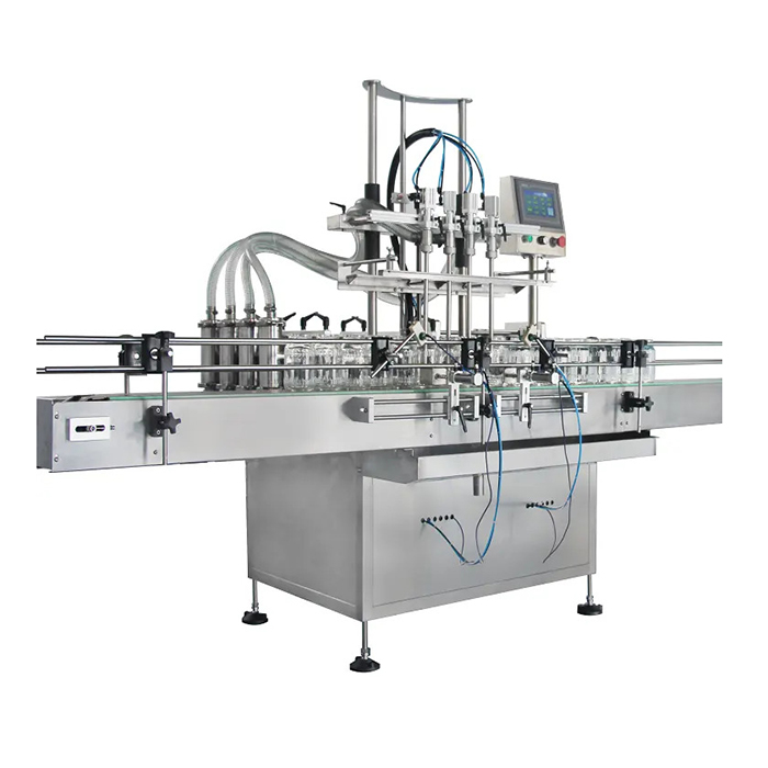 4 Heads Awtomatikong Liquid Bottle Filling Machine