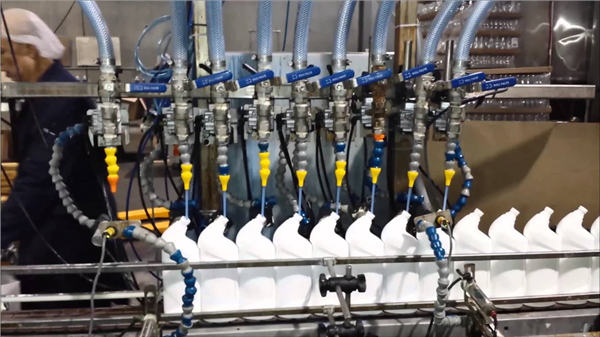 Buong-awtomatikong Paglilinis ng Boksing ng Linya ng Bleach Linya ng Linya ng Pagpuno