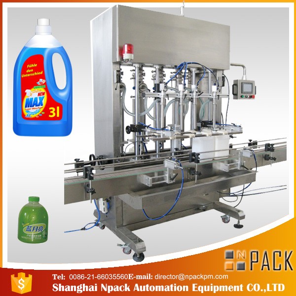 Double-Head Buong-Awtomatikong Piston Type Liquid Pagpuno ng Machine 