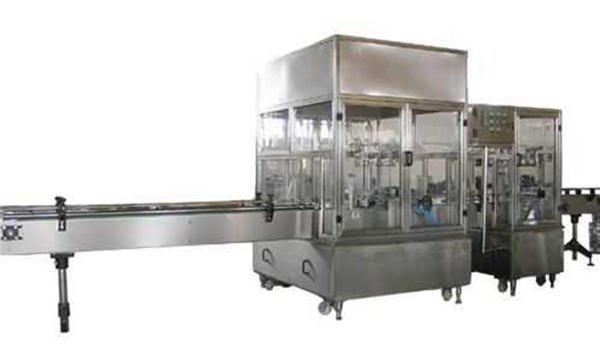 Ganap na Awtomatikong Liquid Soap Filling Machine Line
