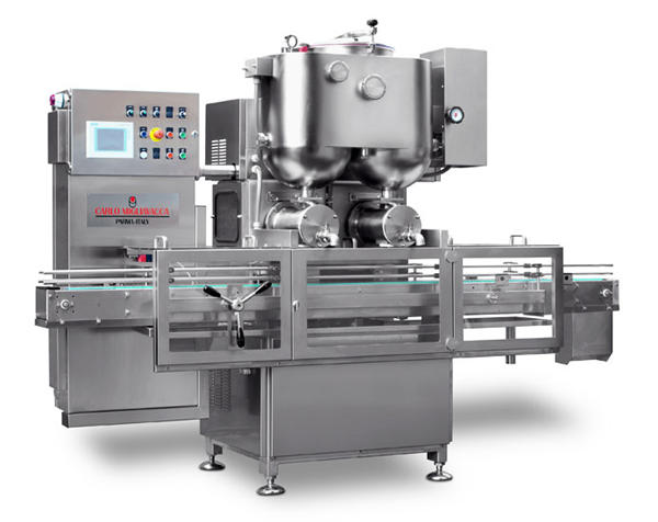 Double Heads Semi-Automaic Prutas Jam na Pagpuno ng Machine 