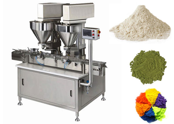 Awtomatikong 2 Heads Powder Filling Machine